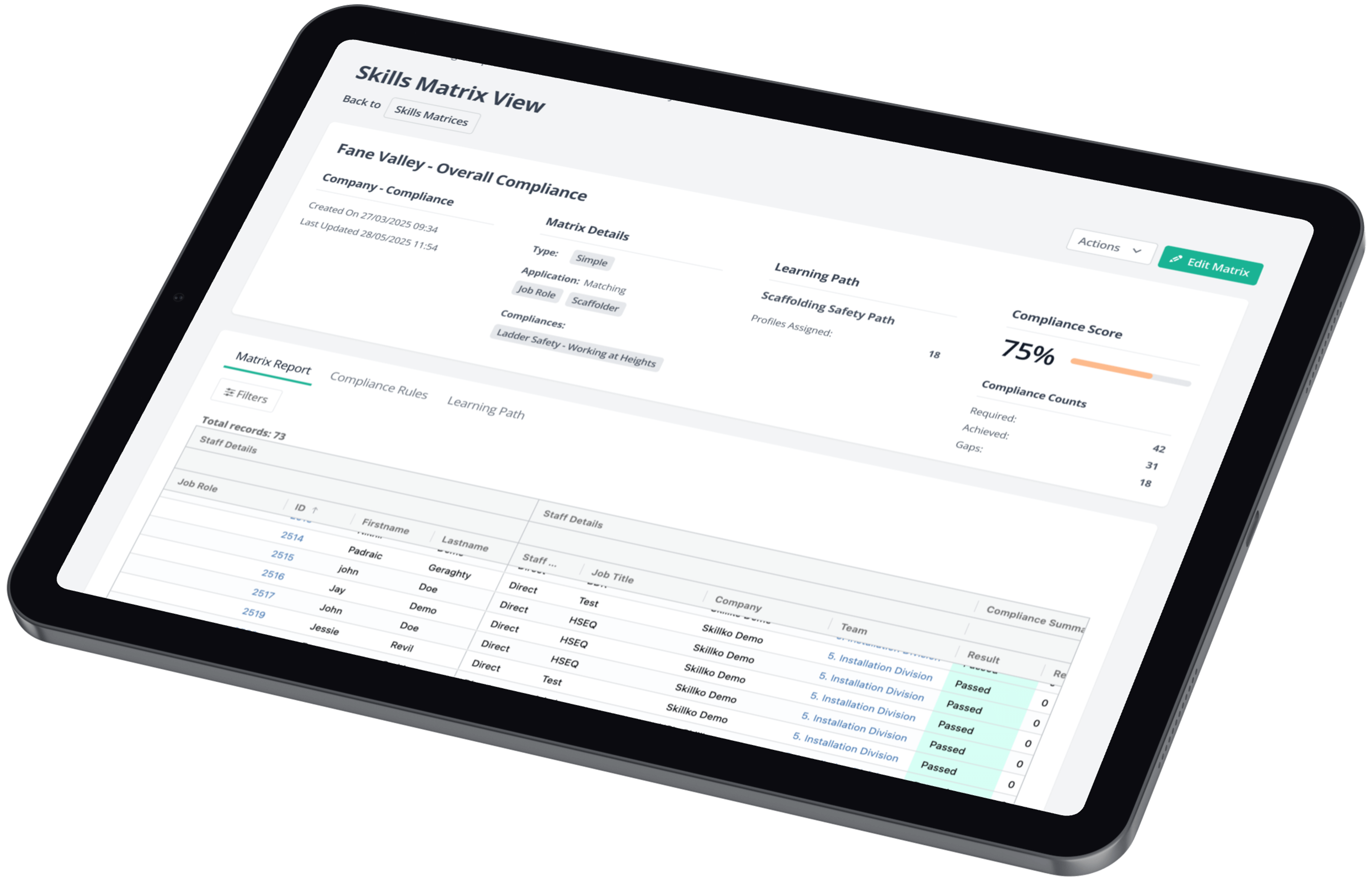 tablet-skills-matrix