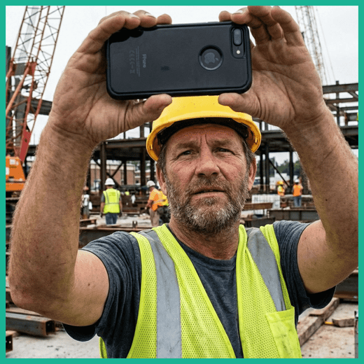 worker-taking-selfie